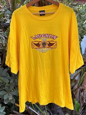 Vintage 2007 Laughlin River Run Motorcycle Event T Shirt Men’s 2XL Biker USA